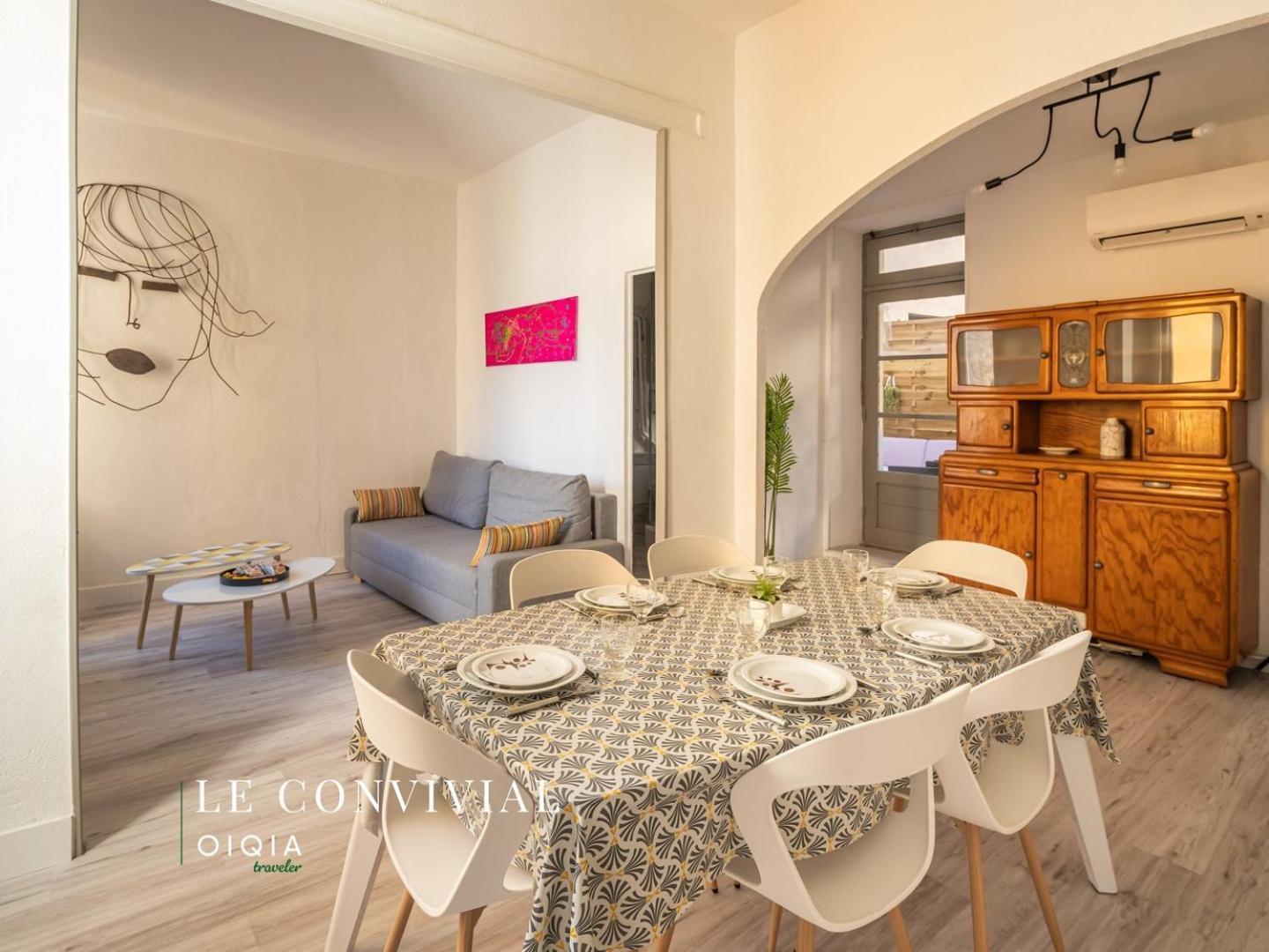 Le Convivial ~ Climatisation ~ Terrasse ~ Halles Narbonne Ngoại thất bức ảnh